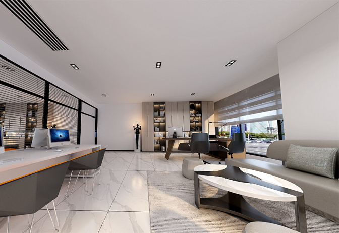 鄭州辦公室設(shè)計裝修全景案例